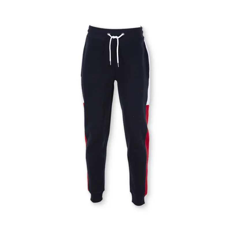 Men's Casual Pants Custom Logo Mens Black Jogging Bottoms Loose Track Pants Joggers With Zip Pockets