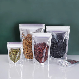 Tùy chỉnh in ống đồng trắng nâu giấy kraft Túi cửa sổ tự niêm phong PE đứng lên túi cho kẹo cho bao bì thực phẩm - Product Image 6