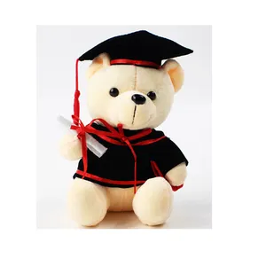 2024 China Factory Made Custom Stuffed Graduação Urso Brinquedo com o Seu Logotipo Pelúcia Urso para Lembrança Presente