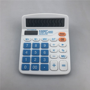 Kadio KD-837C 12-Digit Electronic Calculator White Color With Large Display For Home Office Use - Product Image 1