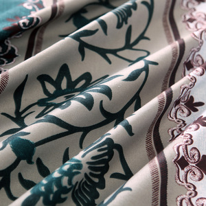 Kustom 100% Katun Anggur Merah Putih 4 Buah Set Tempat Tidur Gaya Antik Set Selimut Penutup Set Selimut Penutup - Product Image 4