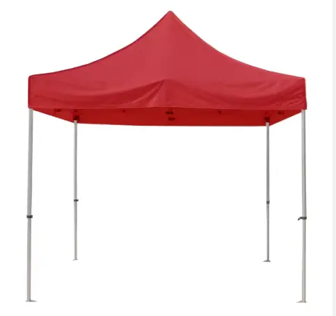 Üretici özelleştirilmiş tente taşınabilir katlanır açık çadır 3x3 kalınlaşmış 40MM kare boru desteği kutup demir çerçeve çadır