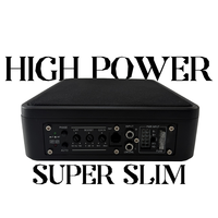 Subwoofer actif pour voiture à bobine simple de 7 pouces haute puissance, design super fin, 200W RMS, 1500W de crête, basses profondes