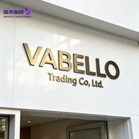 Enseignes lumineuses 3D à LED rétroéclairées en acier inoxydable – Logos lumineux pour devantures de magasins, bureaux, bâtiments commerciaux, mariages et commerces