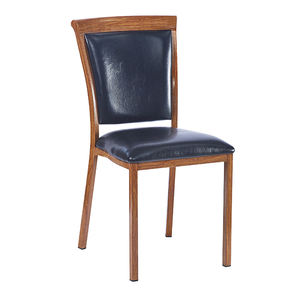 Sillas de comedor Silla moderna para restaurante Comedor Marco de metal Silla Marco de diseño de madera - Product Image 1