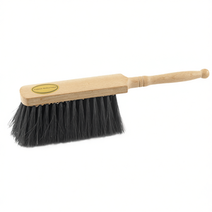 Cepillo de mano con cerdas naturales de 20 cm para limpiar pisos y superficies - Product Image 2