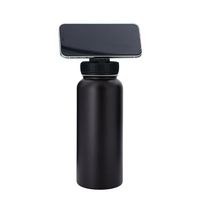 32 oz En Acier Inoxydable Gym Sport Bouteille D'eau Tasses Avec Smartphone Cellule Magsafe Anneau Aimant Ventouse Titulaire Tasse Couvercle