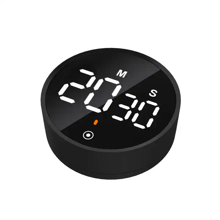 LED Digital Timer Manual Countdown Rotary Mechanical Cooking Timer