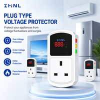 Protector de TV Universal para Refrigerador, Aire Acondicionado, Dispositivo Inteligente sobre Debajo, Relé, Protector de Voltaje Ajustable Inteligente