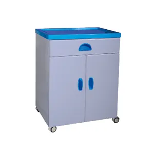 Armoire d'hôpital ABS de haute qualité meubles médicaux durables Table de casier à côté du lit utilisé pour la clinique