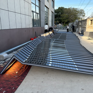 New Design 4m Ornamental Used Parking Lot Outdoor <strong>Vintage</strong> Lamp Post <strong>Light</strong> Aluminum Pole - Product Image 1