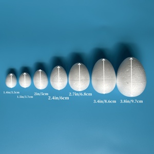 Oeufs solides en mousse <span class=keywords><strong>de</strong></span> polystyrène d'approvisionnement direct d'usine pour les décorations <span class=keywords><strong>de</strong></span> fête d'oeufs colorés <span class=keywords><strong>de</strong></span> bricolage <span class=keywords><strong>de</strong></span> peinture à la main pour enfants <span class=keywords><strong>de</strong></span> Pâques - Product Image 5
