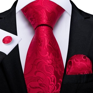 Factory Direct Sales Custom Design <strong>Red</strong> Mens Silk <strong>Ties</strong> Wholesale Groom <strong>Red</strong> Necktie Wedding <strong>Tie</strong> - Product Image 2
