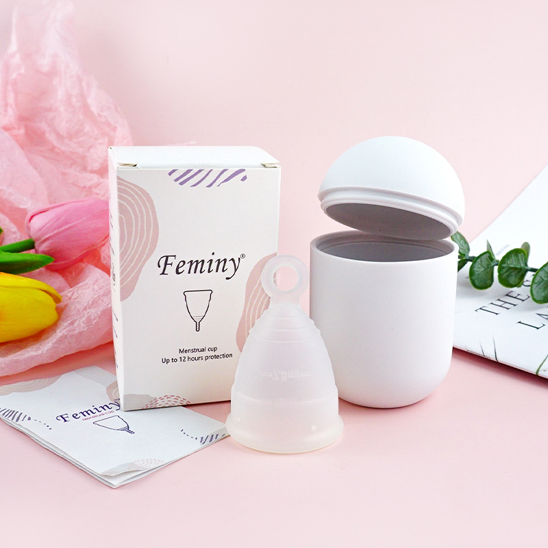White cup with sterilizer set