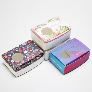 Biểu tượng tùy chỉnh màu sắc du lịch sinh thái thân thiện phân hủy sinh học giấy xà phòng Hộp bao bì - Product Image 5