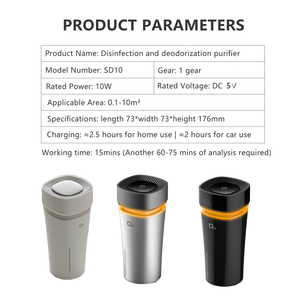 Meilleures ventes - Purificateurs <span class=keywords><strong>d</strong></span>'<span class=keywords><strong>air</strong></span> pour la maison, le bureau, le commerce, la voiture, pour éliminer la fumée et les animaux domestiques - Product Image 5
