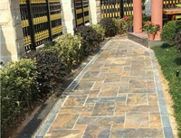 Carrelage de sol de cuisine en ardoise naturelle rustique abordable et bon marché