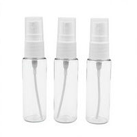 Flacon pulvérisateur à pompe fine mini 25ml 30ml 50ml 60ml 75ml 100ml 250ml en PET pour nettoyant visage et médicaments