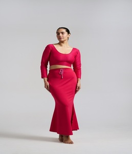 Women Traditional Fish Cut Saree Shapewear Premium Polyester Stretch <b>Fabric</b> Comfortable Body Shaping <b>Petticoat</b> - Product Image 2