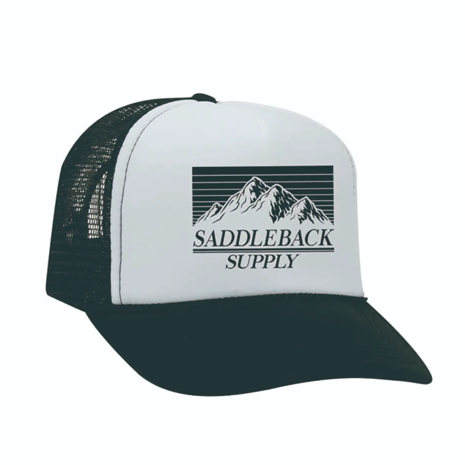 Personalizado hilo de plata 3D bordado malla camionero etiqueta bordado Logo gorras de camionero