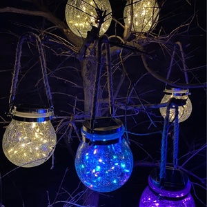 Luces Decorativas Solares LED RGB para Jardín, Luces Nocturnas para Patio Exterior con Clasificación IP65, para Paisajismo, Uso Doméstico e Iluminación de Patio - Product Image 5