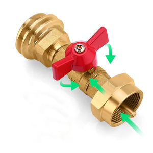 Adaptador de válvula de cilindro de propano de cobre puro para tanque de gas exterior, conexión rápida, reemplazo y reparación - Product Image 4
