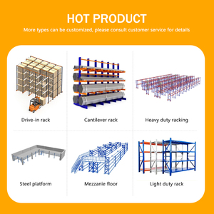 Étagères d'entrepôt en acier de 1200*400*2000MM, rayonnages légers empilables pour le stockage dans les garages - Product Image 6