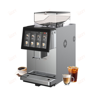เครื่องชงกาแฟเอสเพรสโซ่อัตโนมัติแบบสองหม้อต้ม สำหรับร้านกาแฟ พร้อมฟังก์ชั่นทำฟองนม ระบบชำระเงินผ่าน IoT รองรับหลายภาษา - Product Image 1
