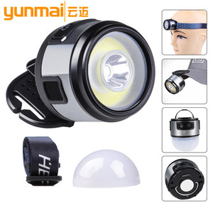 Lampe frontale XPG COB avec clip pour chapeau, lumière de travail LED réglable à 60 degrés pour le camping - Product Image 3