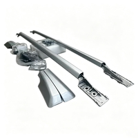 Dowell Aluminium-Legierung Dachreling Seitenstange Dachträger Universal für Große SUVs 4x4 Offroad Gepäckträger Über 100kg Einfache Installation