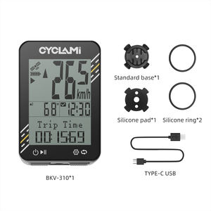 CYCLAMI BKV-310 - Ciclocomputador con Diseño Deportivo Delgado, GPS Inalámbrico, Pantalla de 2.4 Pulgadas, Monitor de Frecuencia Cardíaca, Velocímetro, Odómetro, Resistente al Agua - Product Image 6