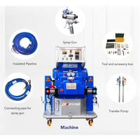 Machine de pulvérisation de revêtements en polyuréthane et polyurée JHBW-AH7000 améliorée 30 kW avec pompe et moteur, haute productivité