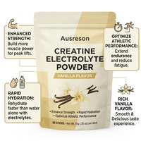 Poudre de supplément sportif hydratant OEM Halal aux électrolytes monohydratés, créatine, protéines et collagène, saveur créatine et électrolytes