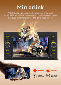 BQCC 7 Pollici Mp5 Wireless Carplay Android Schermo Auto Carplay Mirrorlink BT FM RDS Stereo Multimediale per Auto per <span class=keywords><strong>Ford</strong></span> <span class=keywords><strong>Transit</strong></span> 2006-2011 - Product Image 4