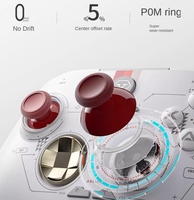 Controlador de Juegos Inalámbrico Tri-Modo AOLION ALNS2286 con Joystick Dual Hall, Gatillos Hall, Vibración, Macro, RGB para PC, Switch, iOS y Android