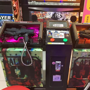 Máquina de tiro que funciona con monedas Razing Storm Player, carcasa de pistola de Metal con HDD Dongle Sensor <span class=keywords><strong>IO</strong></span> Board, interfaz en inglés para niños - Product Image 4