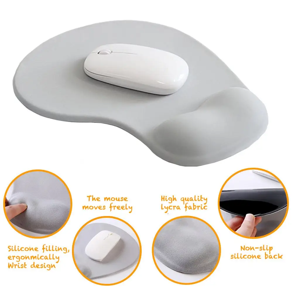 Alfombrilla de ratón de Gel Tigerwings Amazon Baxics, reposamuñecas, alfombrilla de ratón 3D personalizada para silicona con reposamuñecas