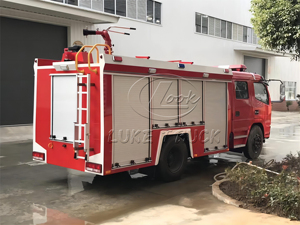 Camión de Bomberos 4x2 de 6 Ruedas con Transmisión Manual, 4000L, LHD/RHD, Tanque de Agua de 4m³, Vehículo Contra Incendios para África Oriental/Occidental - Product Image 3