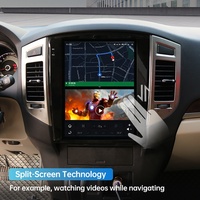 Radio Estéreo para Auto de 12.1 Pulgadas con GPS y Navegación para Mitsubishi Pajero Shogun Montero 2008-2019, Android CarPlay, WiFi, Mirror Link