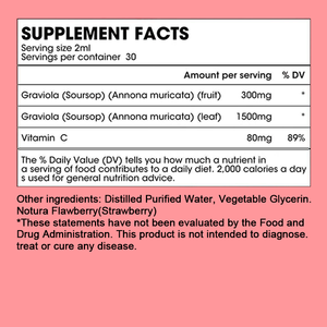 Oem Hữu Cơ <span class=keywords><strong>graviola</strong></span> soursop lá chiết xuất bổ sung hỗ trợ miễn dịch và tiêu hóa chất lỏng thả cho người lớn - Product Image 6