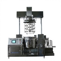 Homogeneizador al Vacío con Pantalla Táctil PLC SME-D de 100L, Utilizado para la Elaboración de Pequeñas Cantidades de Crema para el Cuidado de la Piel