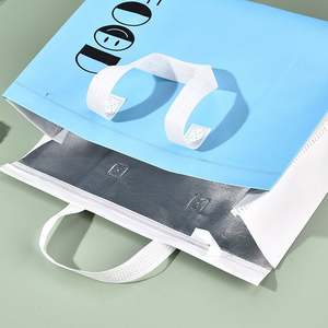 Sac isotherme personnalisé en non-tissé recyclé avec film aluminium pour aliments froids et glace – Fournisseur d'usine - Product Image 6