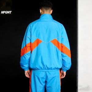 Мужской спортивный костюм OEM: легкая нейлоновая куртка и брюки-джоггеры, светоотражающая ветровка, тренировочный костюм - Product Image 2