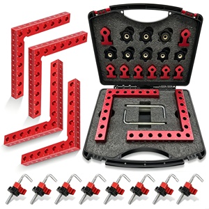 <b>Woodworking</b> 90Right-Angl Positioning Clamp Set Aluminum Square Positioning Clamps <b>Woodworking</b> Right Angle Positioning <b>Tool</b> - Product Image 2
