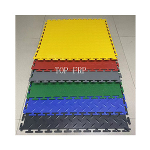 กระเบื้องปูพื้น PVC ดีไซน์ทันสมัย สำหรับโรงงานอุตสาหกรรม ลานล้างรถ ร้านค้า และโรงรถ - Product Image 1