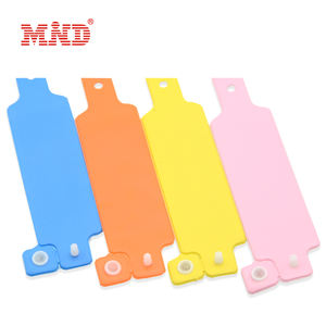 أرصدة RFID صغيرة للاستعمال مرة واحدة تردد 13.56 ميجا هرتز أرصدة للمرضى أساور ورقية حرارية طويلة المدى للمستشفيات - Product Image 2