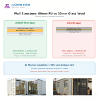 Maison conteneur préfabriquée, bâtiment modulaire préfabriqué pour cantine de travailleurs de chantier