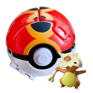 Palla Pokem-on Esplosiva Stile Flip da 7cm con Personaggi Squirtle Psyduck Pika Charmander Bulbasaur e Pokes Ball - Product Image 5