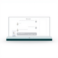Ordinateur Android 30 pouces avec écran tactile 10 points, WiFi sans fil, affichage OLED transparent, haute réactivité, IA pour ascenseurs d'aéroport