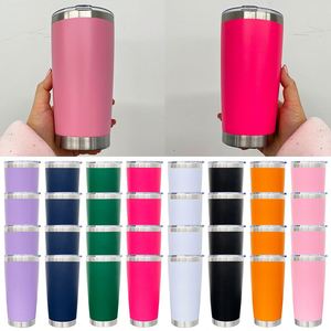 Colorful 20oz Stainless Steel <b>Double</b> <b>Wall</b> Vacuum Insulated Powder Coated Cup for Customized - Product Image 2